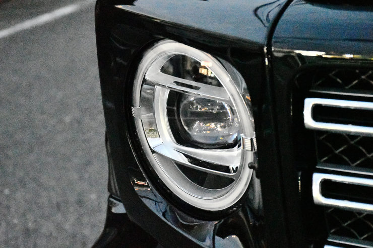 愛知県　名古屋　W463A　G550 カスタム　ヒッチ　取り付け　スペーサー　プロテクションフィルム　電動サイドステップ