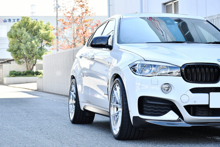 愛知県　名古屋　カスタム　輸入車　BMW　F16　X6　ローダウン　KW　Ver3　ホイール交換　BC　BCフォージド　HCA162