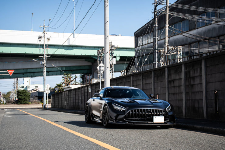 AMG AMG GT ブラックシリーズ　ローダウン　プロテクションフィルム　ロベルタ　リフティング　スペーサー　ブラックアウト　カスタム　名古屋