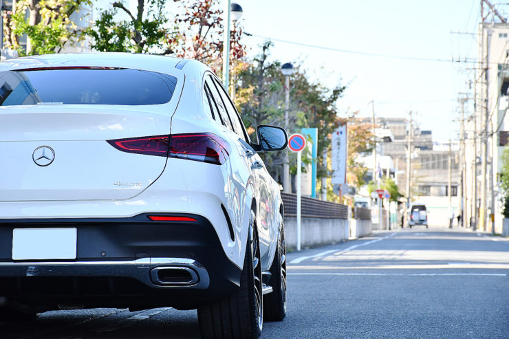愛知県 名古屋 ベンツ GLEクーペ C167 カスタム ローダウン スペーサー 低ダストブレーキパッド 交換 パナメリカーナグリル