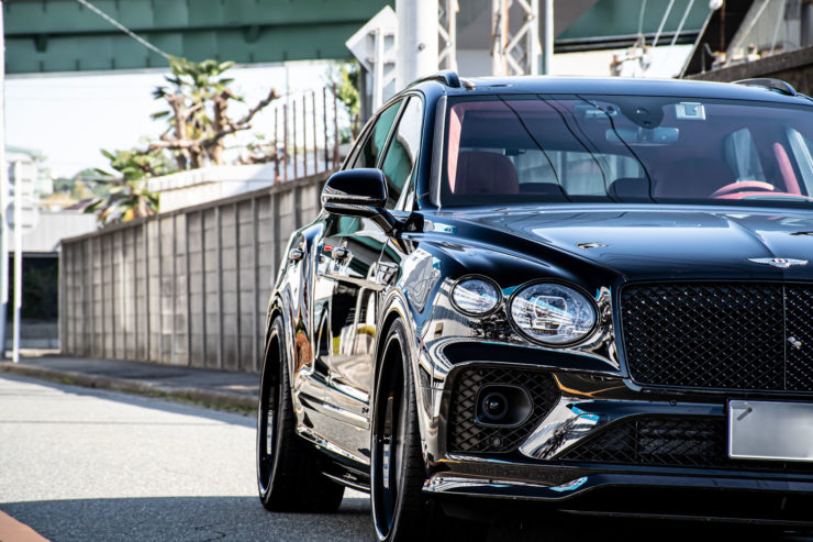 ベントレー　ベンテイガスピード　ブラックアウト　ブラックライン　ローダウン　IID　HRE　アメ鍛　935　3ピース　24インチ　カスタム　名古屋