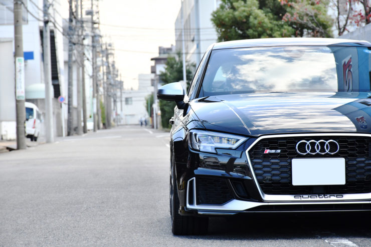 愛知県　名古屋　アウディ　AUDI　RS3　ローダウン　スペーサー　カスタム