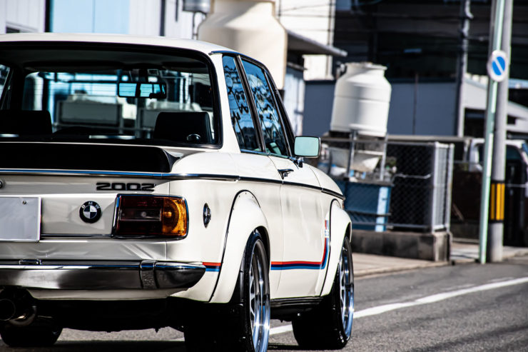 BMW　2002　2002ターボ　02ターボ　ローダウン　車高調　HRE　ホイール　17インチ　アメ鍛　カスタム　名古屋