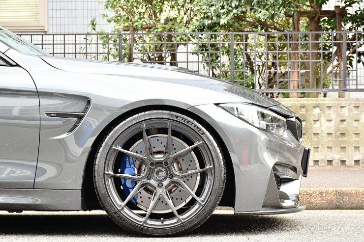 愛知県　名古屋　BMW　F82　M4　カスタム　ホイール　ローダウン　BCフォージド　20インチ　EH181