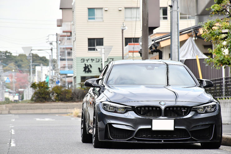 愛知県　名古屋　BMW　F82　M4　カスタム　ホイール　ローダウン　BCフォージド　20インチ　EH181