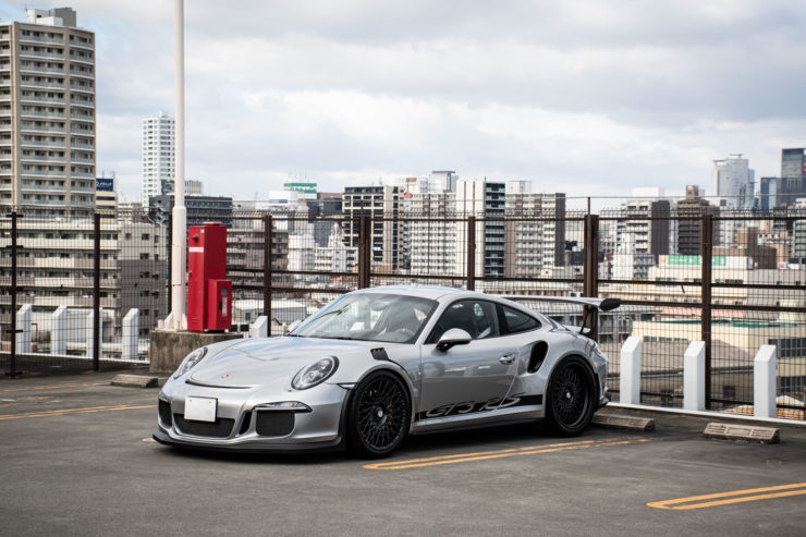 ポルシェ　991GT3RS　991.1　911GT3RS　ローダウン　マフラー　ホイール　HRE　アメ鍛　カスタム　名古屋