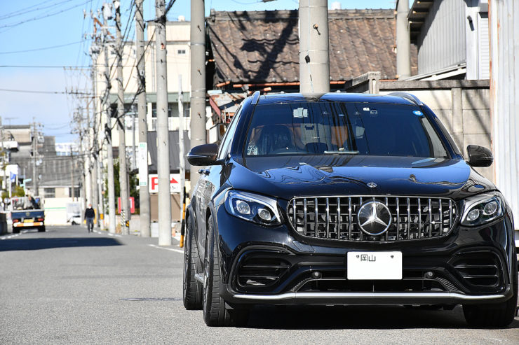 愛知県　名古屋　ベンツ　カスタム　GLC63S　ローダウン　スペーサー　AMG　GLC　63