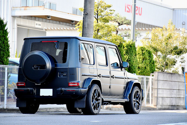 愛知県　名古屋市　ベンツ　W463A　G63　AMG　カスタム　キャリパーペイント　ローダウン　KW　ミラーリング