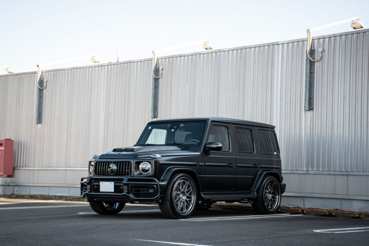 ベンツ　メルセデスベンツ　メルセデスAMG　AMG　G63　Gクラス　ゲレンデ　マグノナイトブラック　マットブラック　ブラバス　ブラッシュガード　ローダウン　KW　DDC　HRE　カスタム　名古屋