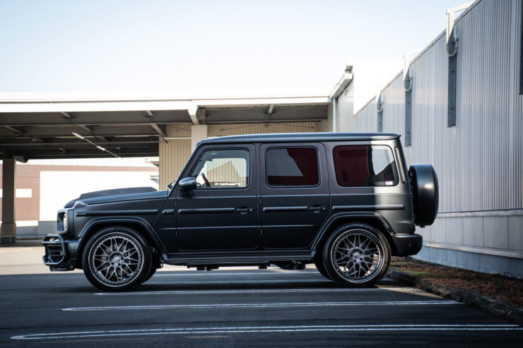 メルセデスベンツ　AMG　G63　W463A　Gクラス　マットブラック　ナイトパッケージ　ブラックアウト　ブラバス　KW　HRE　ホイール　G800　カスタム　名古屋