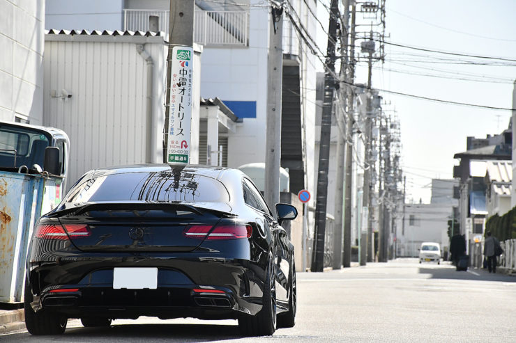 愛知県　名古屋　ベンツ　BENZ　C217　Sクラス　クーペ　カスタム　ローダウン　スペーサー　ペイント　スモーク　ラッピング　S65　後期テール