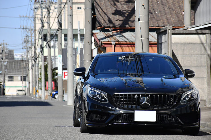 愛知県　名古屋　ベンツ　BENZ　C217　Sクラス　クーペ　カスタム　ローダウン　スペーサー　ペイント　スモーク　ラッピング　S65　後期テール