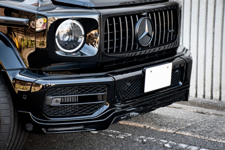 メルセデスベンツ AMG G63 W463A Gクラス ゲレンデ ローダウン KW ブラバス リップスポイラー カスタム 名古屋