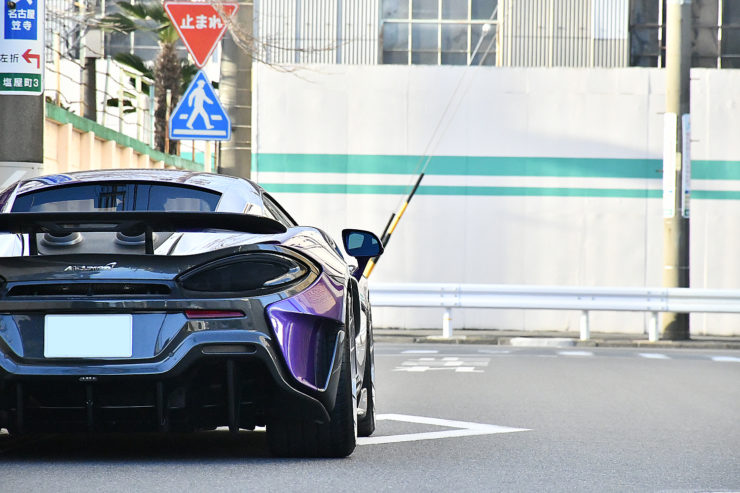 愛知県 名古屋 マクラーレン 600LT カスタム ローダウン BCフォージド HCS32S 20インチ ブラッシュドグレイ