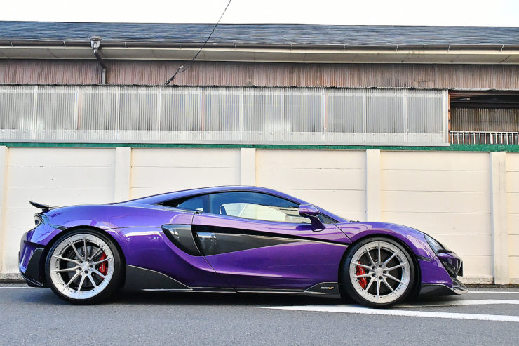 愛知県 名古屋 マクラーレン 600LT カスタム ローダウン BCフォージド HCS32S 20インチ ブラッシュドグレイ