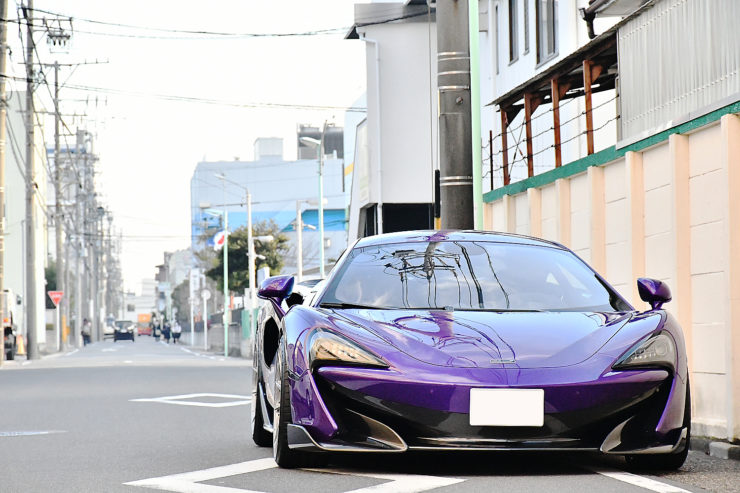 愛知県 名古屋 マクラーレン 600LT カスタム ローダウン BCフォージド HCS32S 20インチ ブラッシュドグレイ
