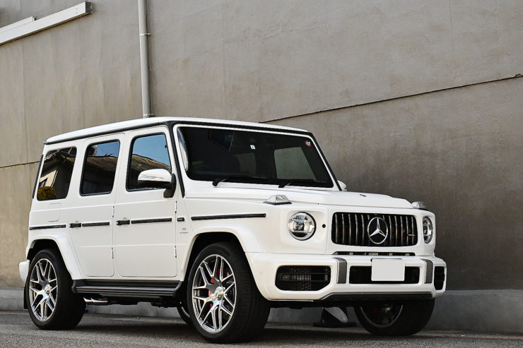 愛知県　名古屋　ゲレンデ　Gクラス　G63　カスタム　ベンツ　ローダウン　iid　プロテクションフィルム　ステルス　スペーサー　電動サイドステップ　ボンド