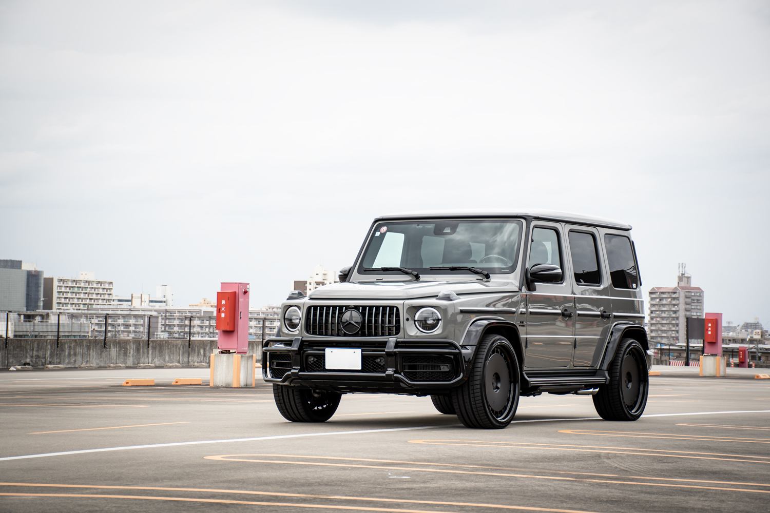 メルセデスAMG G63 W464 ラッピング エンブレムペイント HRE 24インチ ヴィンテージ935 カスタム 名古屋