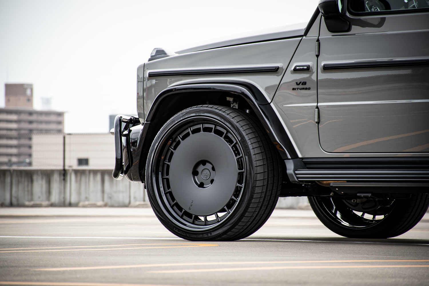 ベンツ AMG G63 W463A Gクラス ゲレンデ ローダウン ダウンサス 24インチ ホイール HRE アメ鍛 カスタム 名古屋