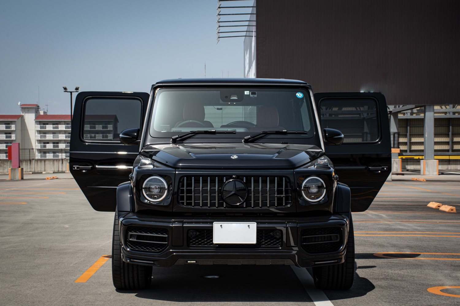 ベンツ AMG G63 エディション55 ナイトパッケージ 限定車 ブラバス ローダウン KW 24インチ ホイール カスタム 名古屋