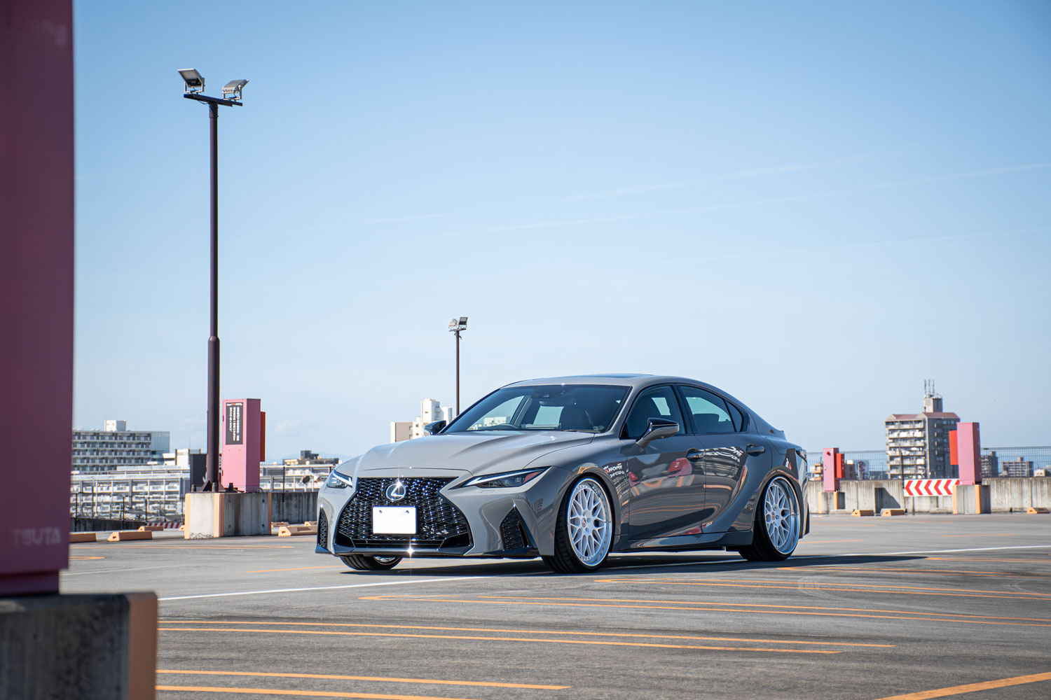 レクサス IS500 IS ローダウン ホイール アメ鍛 HRE 21インチ 車高調 カスタム 名古屋