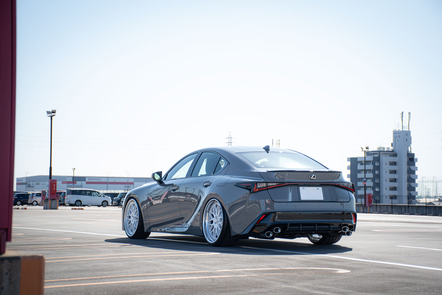 レクサス IS500 IS ローダウン ホイール アメ鍛 HRE 21インチ 車高調 カスタム 名古屋