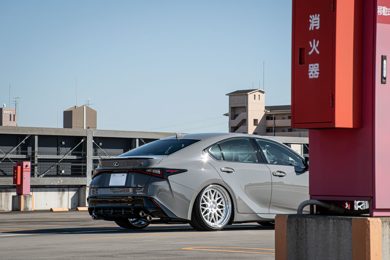 レクサス IS500 IS ローダウン ホイール アメ鍛 HRE 21インチ 車高調 カスタム 名古屋
