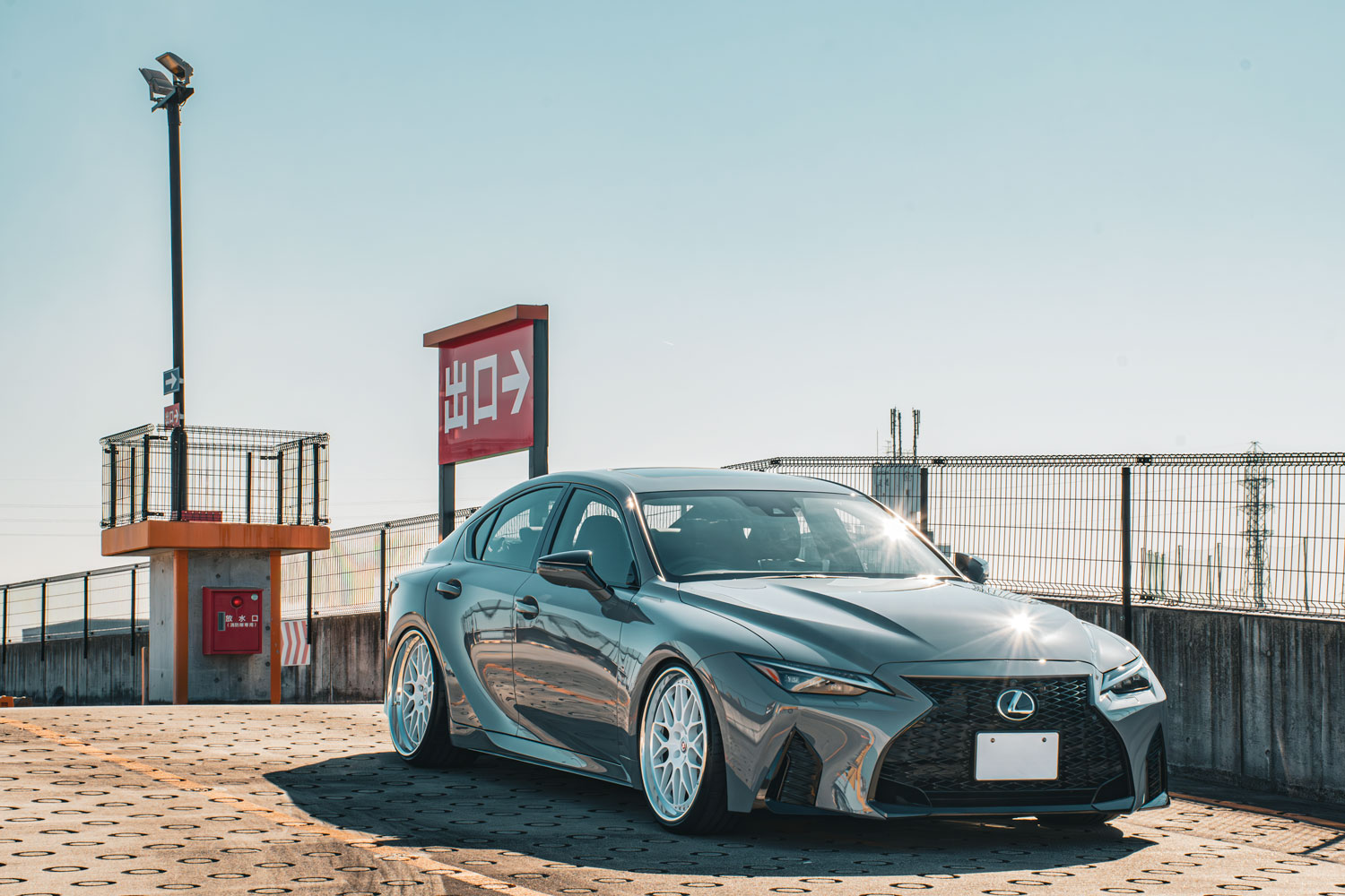 レクサス IS500 IS ローダウン ホイール アメ鍛 HRE 21インチ 車高調 カスタム 名古屋