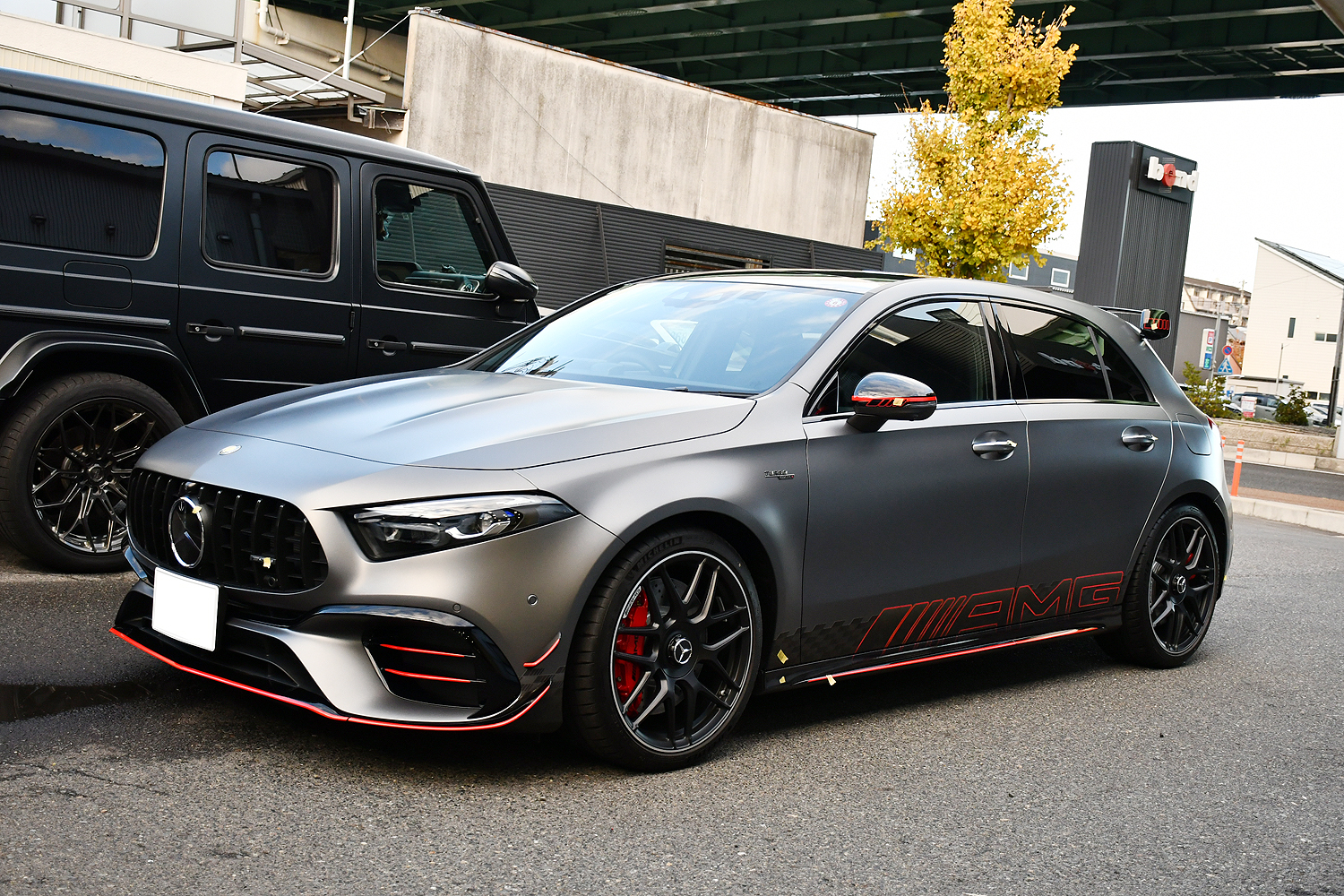 愛知県 名古屋 ベンツ カスタム Aクラス AMG W177 A45s ローダウン ホイール BCフォージド 19インチ KW ボンド ボンド名古屋