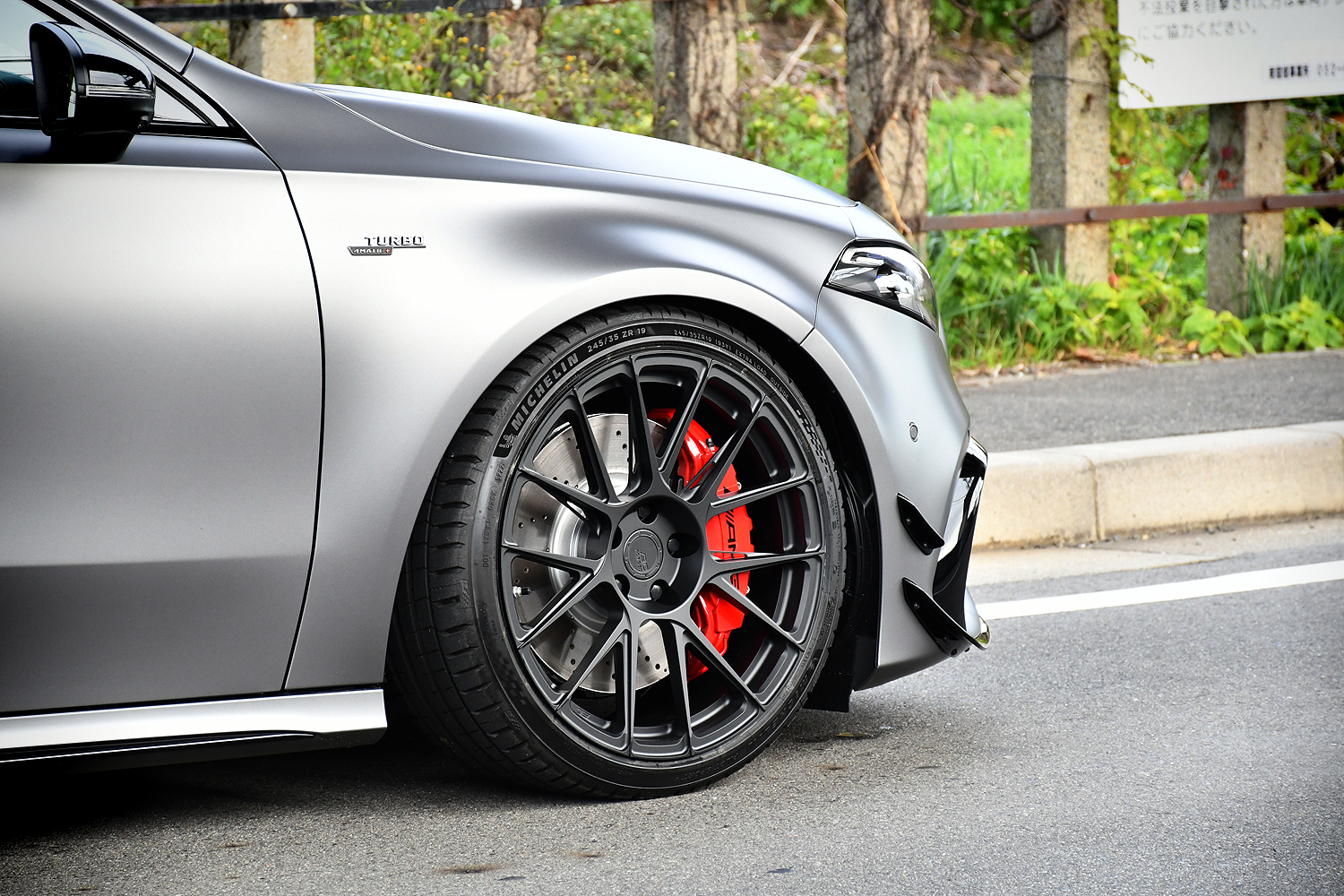 愛知県 名古屋 ベンツ カスタム Aクラス AMG W177 A45s ローダウン ホイール BCフォージド 19インチ KW ボンド ボンド名古屋
