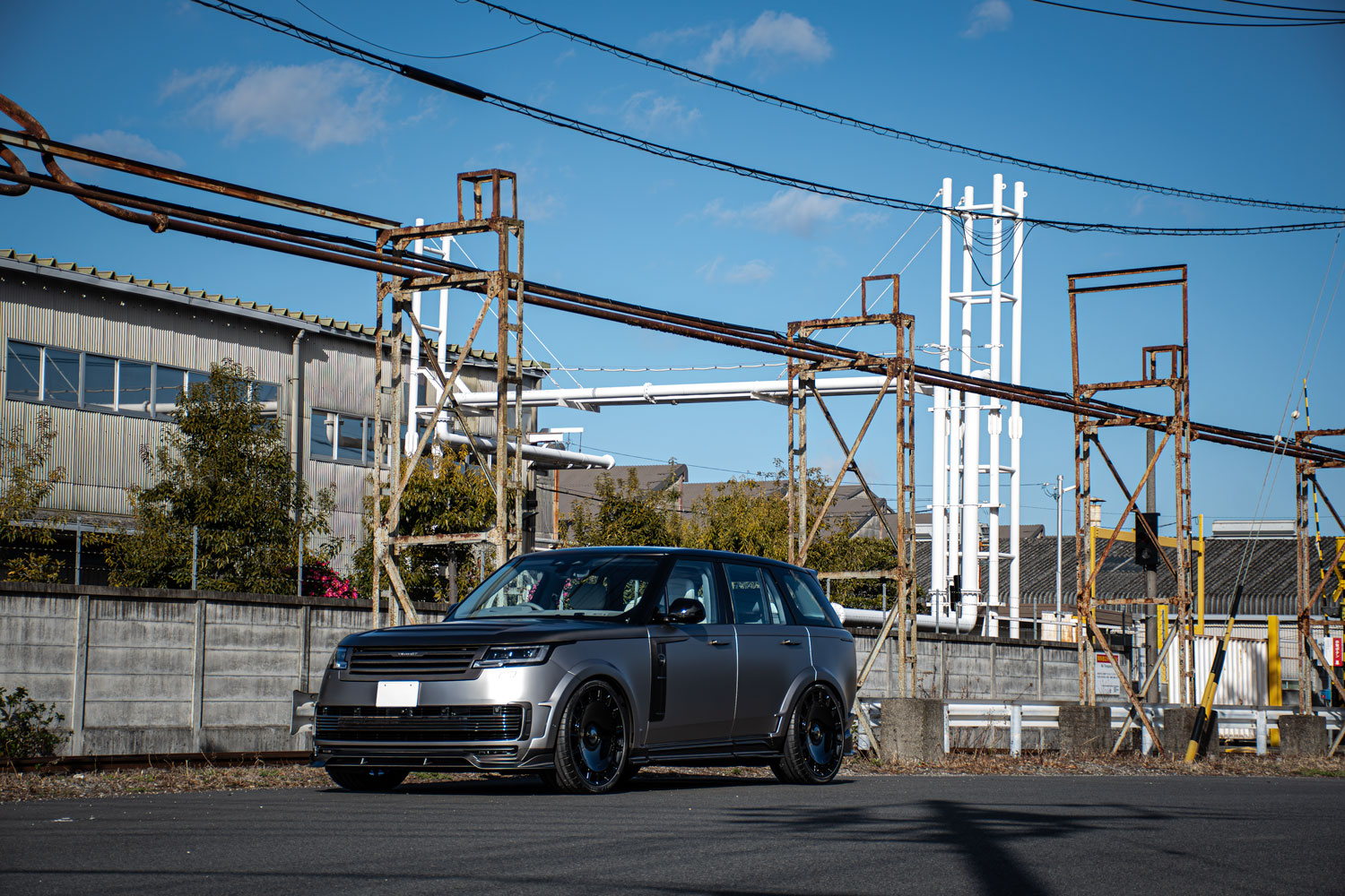 レンジローバー レンジローバーSV ローダウン ホイール 24インチ マンソリー フルキット ステルスプロテクションフィルム クリアガラス カスタム 名古屋