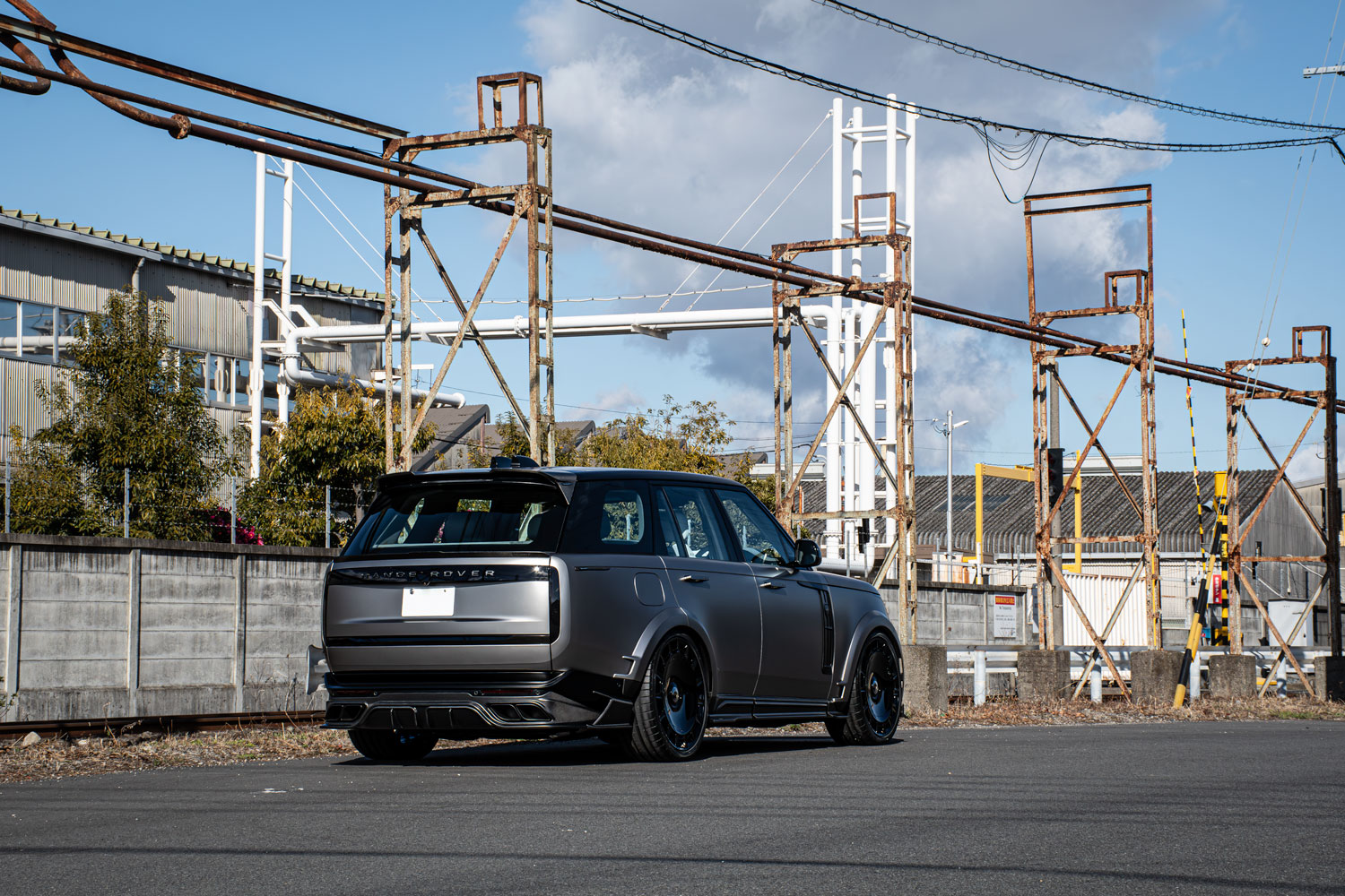 レンジローバー レンジローバーSV ローダウン ホイール 24インチ マンソリー フルキット ステルスプロテクションフィルム クリアガラス カスタム 名古屋