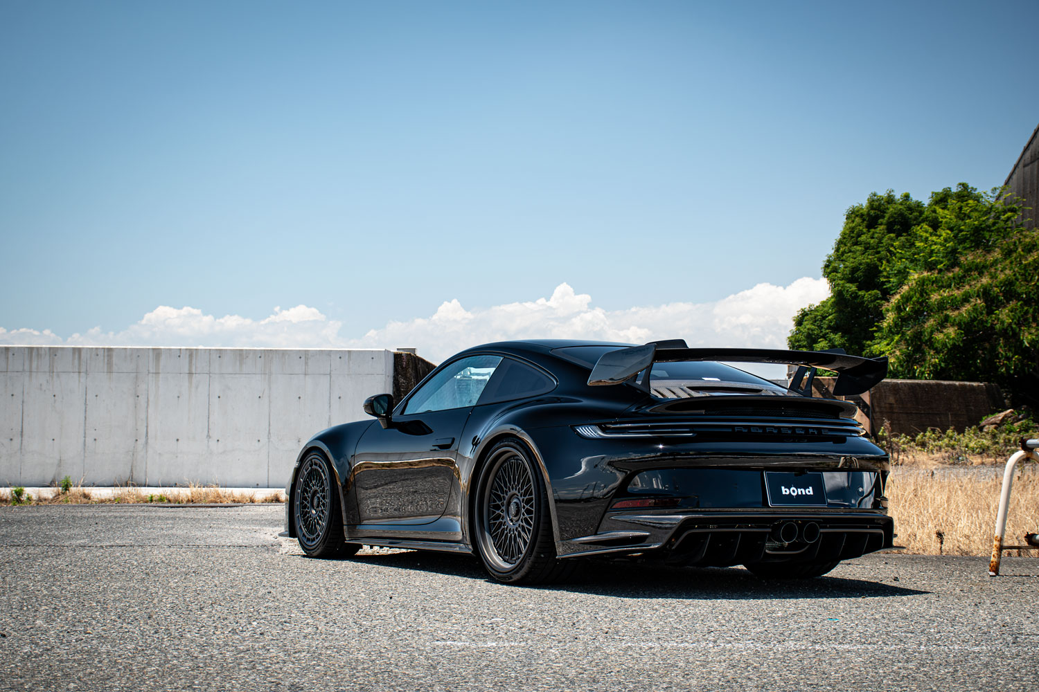 ポルシェ 992 GT3 ローダウン MVフォージド ホイール テックアート エアロ プロテクションフィルム カスタム 名古屋