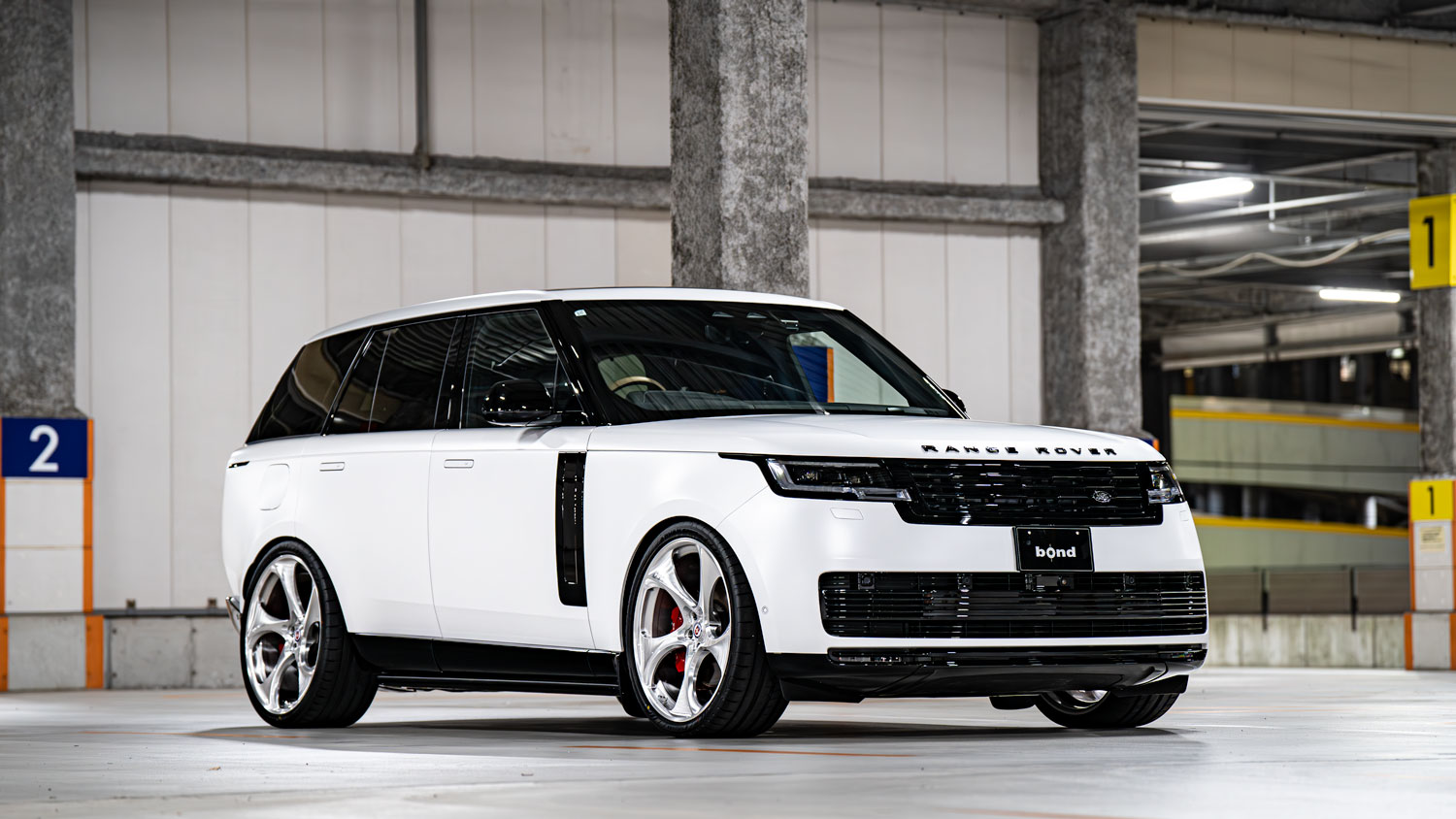 レンジローバー　SV　RANGEROVER　ローダウン　ホイール　アメ鍛　HRE　522M　24インチ　ブラックアウト　プロテクションフィルム　カスタム　名古屋