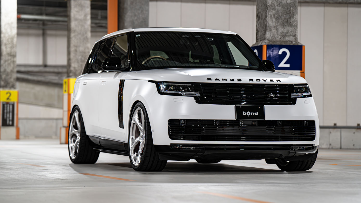 レンジローバー　SV　RANGEROVER　ローダウン　ホイール　アメ鍛　HRE　522M　24インチ　ブラックアウト　プロテクションフィルム　カスタム　名古屋