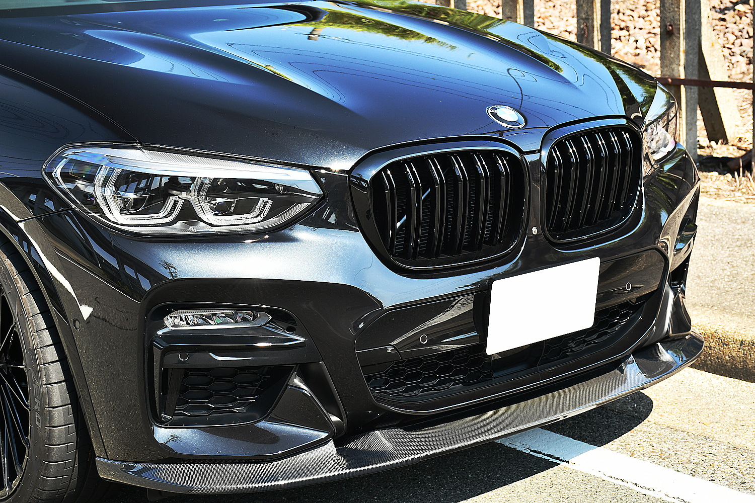 愛知県　名古屋　BMW　G02　X4　カスタム　ローダウン　BCフォージド　３Dデザイン　リップ　KW　22インチ　ブラックアウト　ボンド　ボンド名古屋