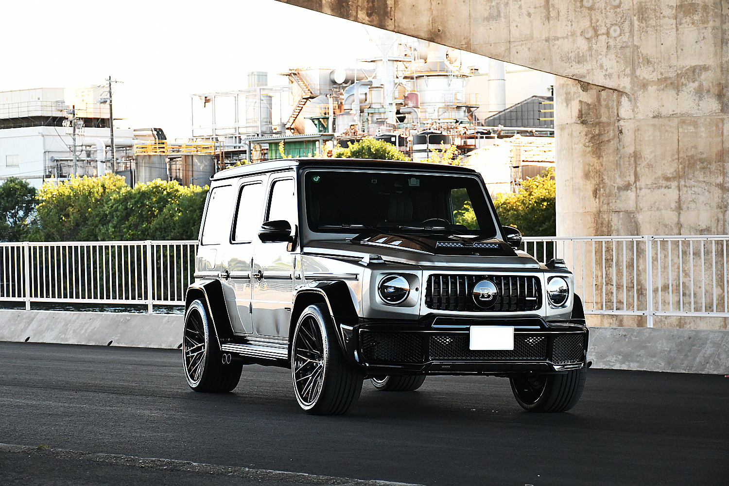 愛知県 名古屋 ベンツ カスタム ブラバス G800 ワイドスター BRABUS BENZ AMG MVForged 24インチ シルバー 300SL スペルトン充電器 ボンド ボンド名古屋 デジタルインナーミラー レーダー