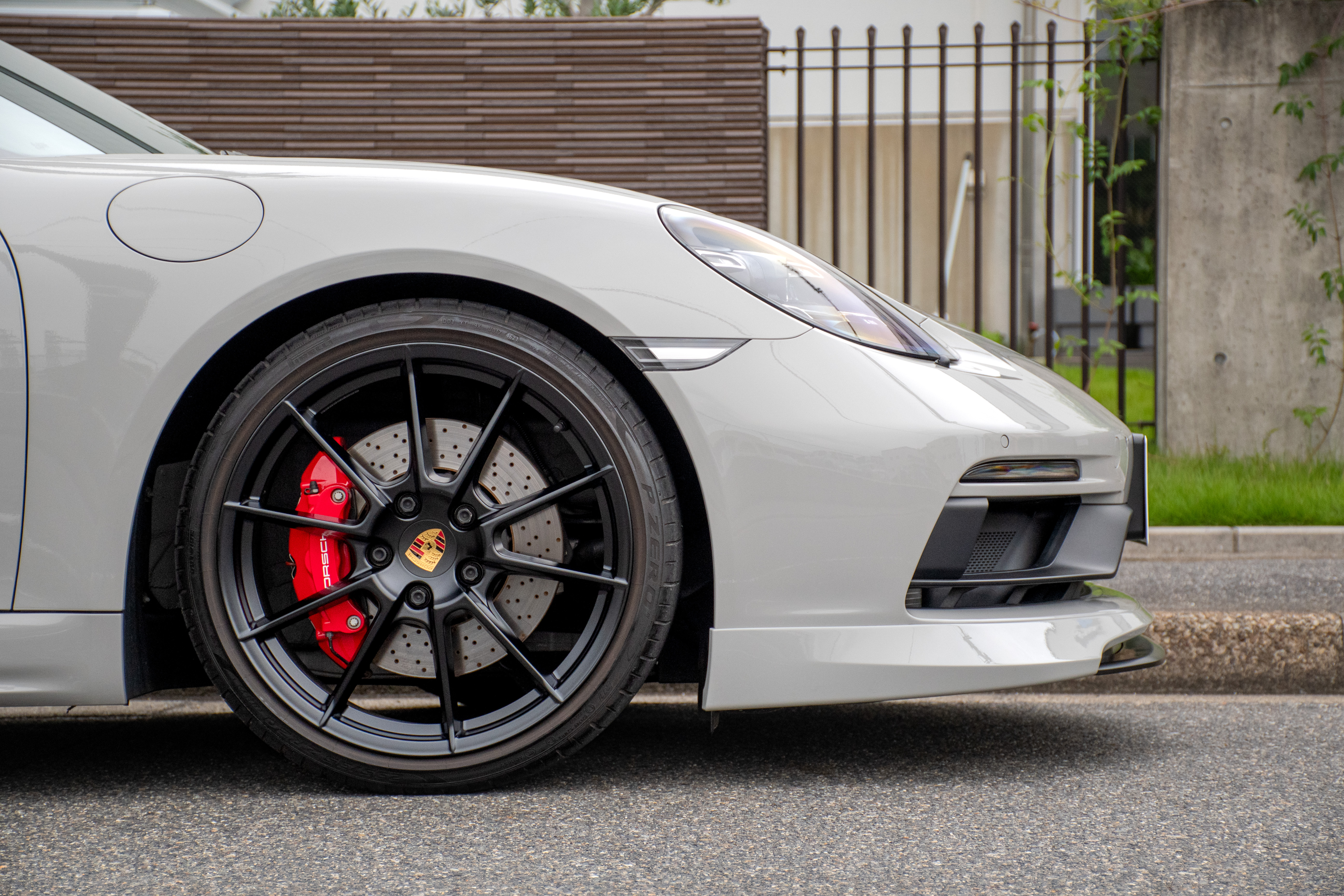 porsche 718 gts techart フロントスポイラー
