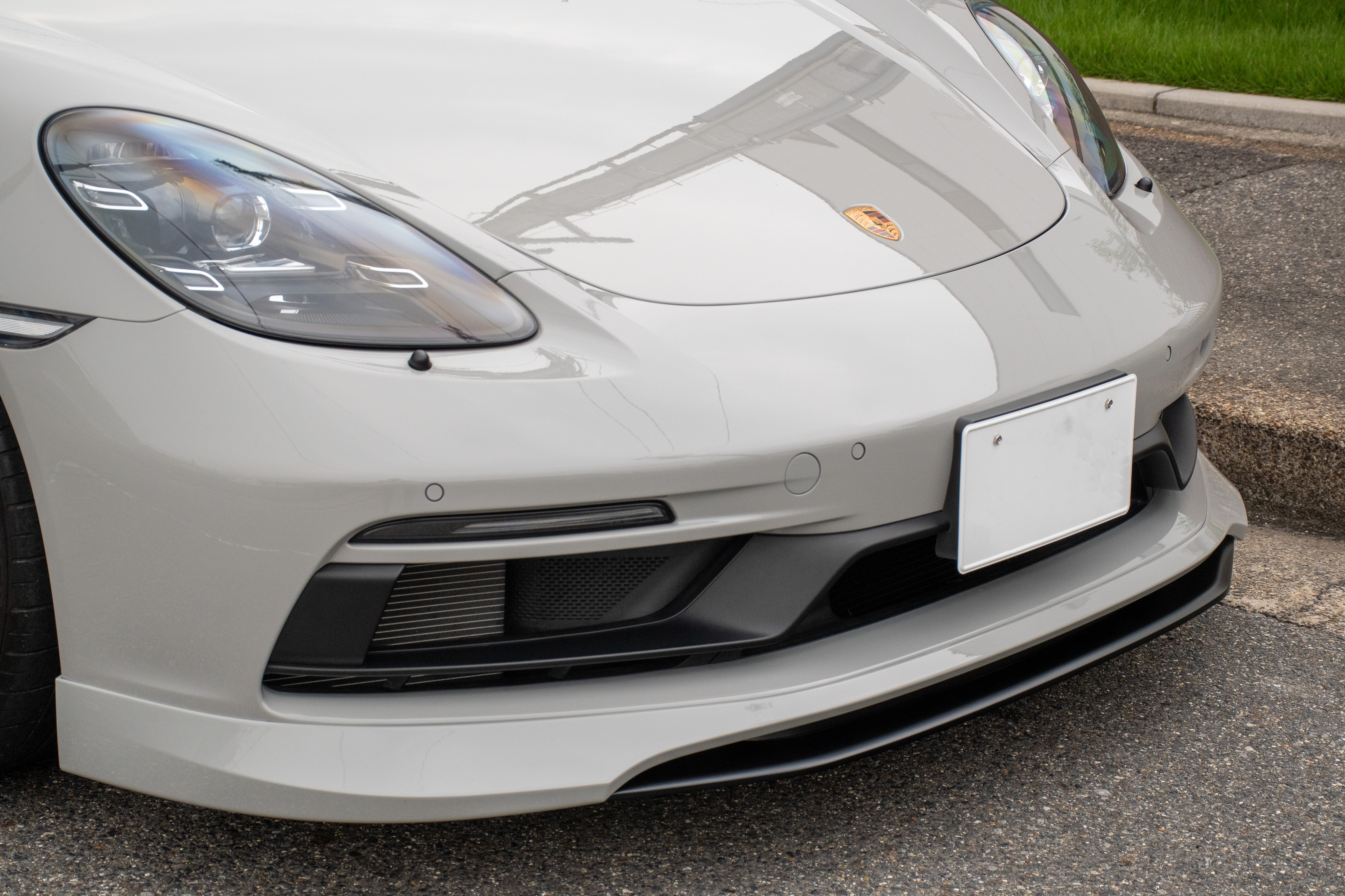 porsche 718 gts techart フロントスポイラー
