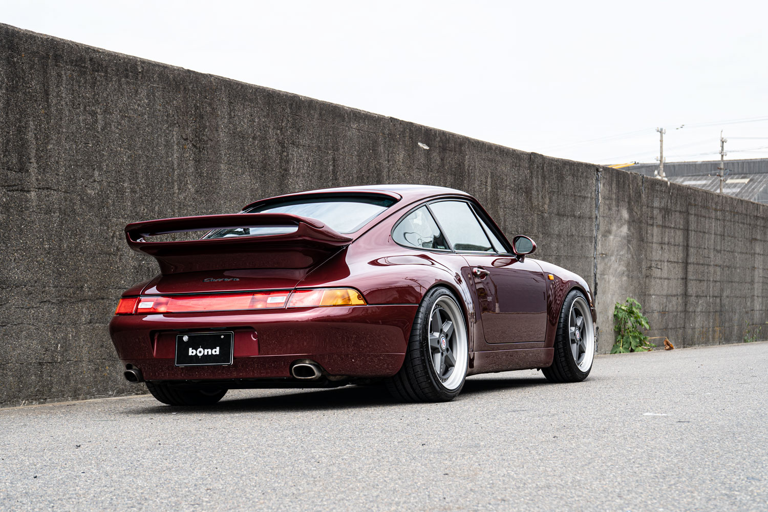 Porsche　ポルシェ　993　ローダウン　ホイール　HRE　アメ鍛　KW　車高調　カスタム　名古屋