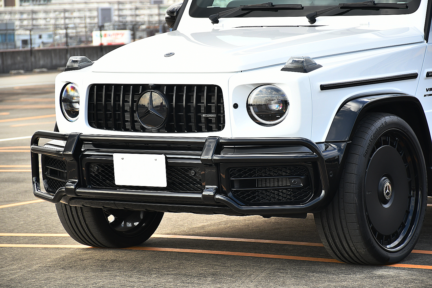 愛知県 名古屋 ベンツ カスタム AMG ツートーン 白黒 パンダ HRE 24インチ 935FMR HRE935 キャリパーペイント ローダウン ナイトパッケージ ボンド ボンド名古屋