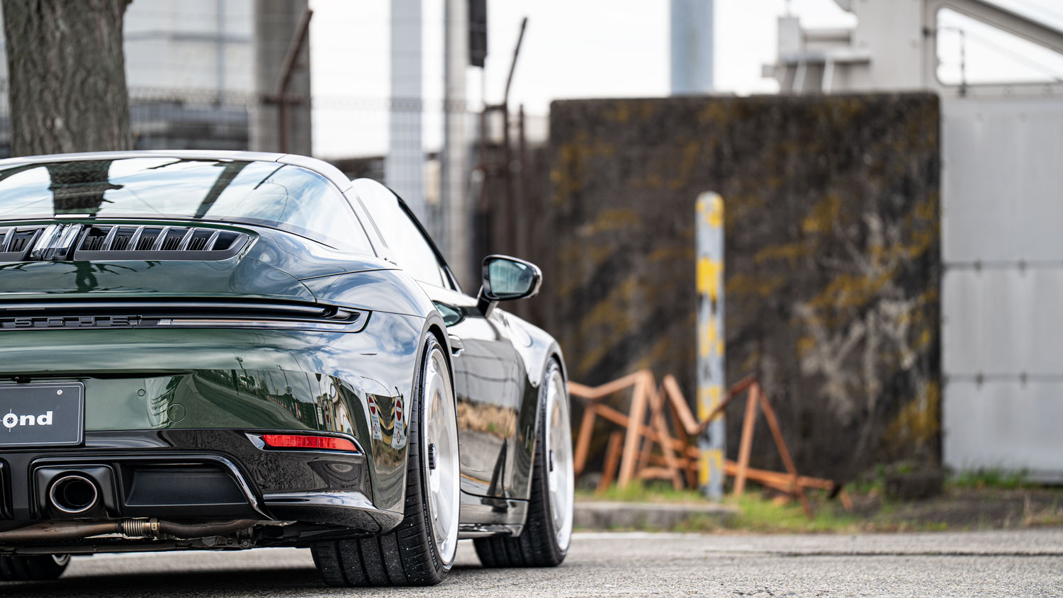 Porsche　ポルシェ　992　992.2　タルガ4　GTS　Targa　ローダウン　H&R　HRE　ホイール　カスタム　名古屋