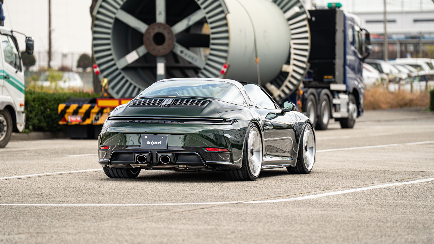 Porsche　ポルシェ　992　992.2　タルガ4　GTS　Targa　ローダウン　H&R　HRE　ホイール　カスタム　名古屋