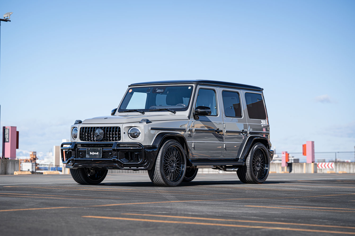 AMG メルセデスベンツ G63 W465 Gクラス ローダウン ホイール ブラバス BRABUS MVフォージド 24インチ ブラックアウト カスタム 名古屋