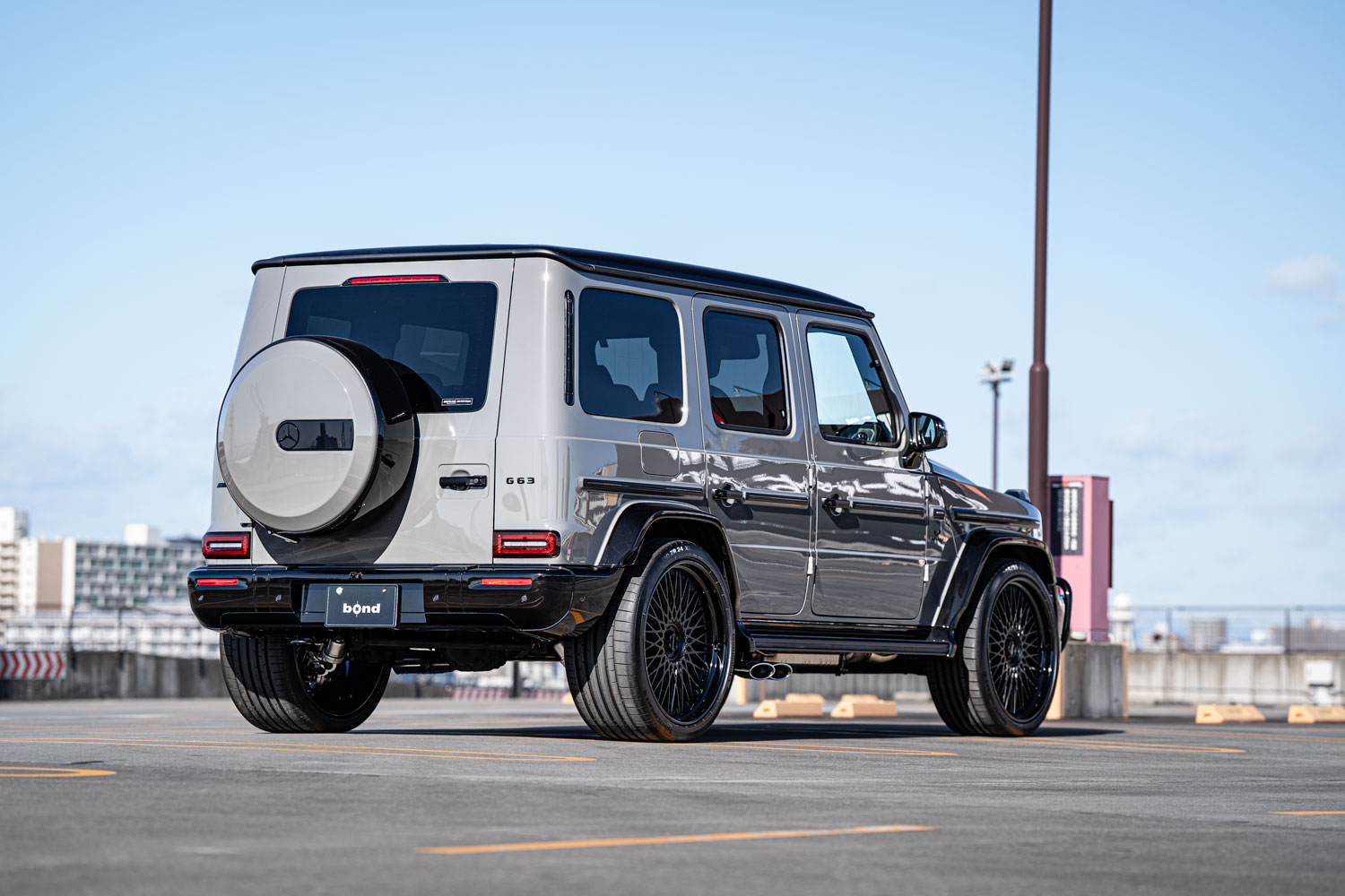AMG メルセデスベンツ G63 W465 Gクラス ローダウン ホイール ブラバス BRABUS MVフォージド 24インチ ブラックアウト カスタム 名古屋
