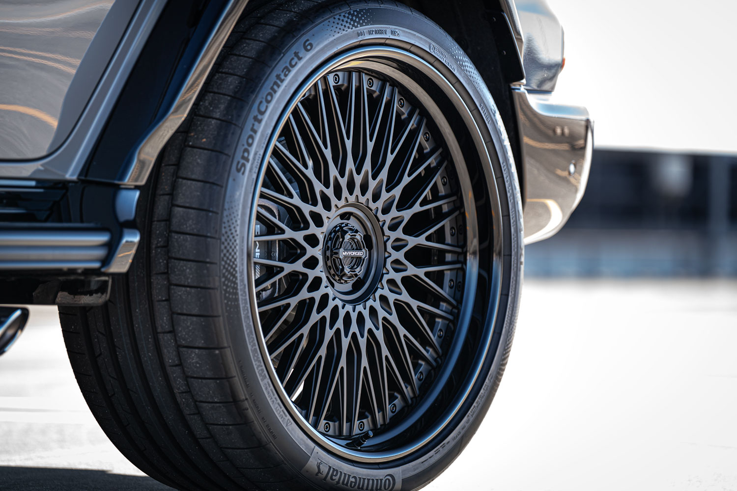AMG メルセデスベンツ G63 W465 Gクラス ローダウン ホイール ブラバス BRABUS MVフォージド 24インチ ブラックアウト カスタム 名古屋