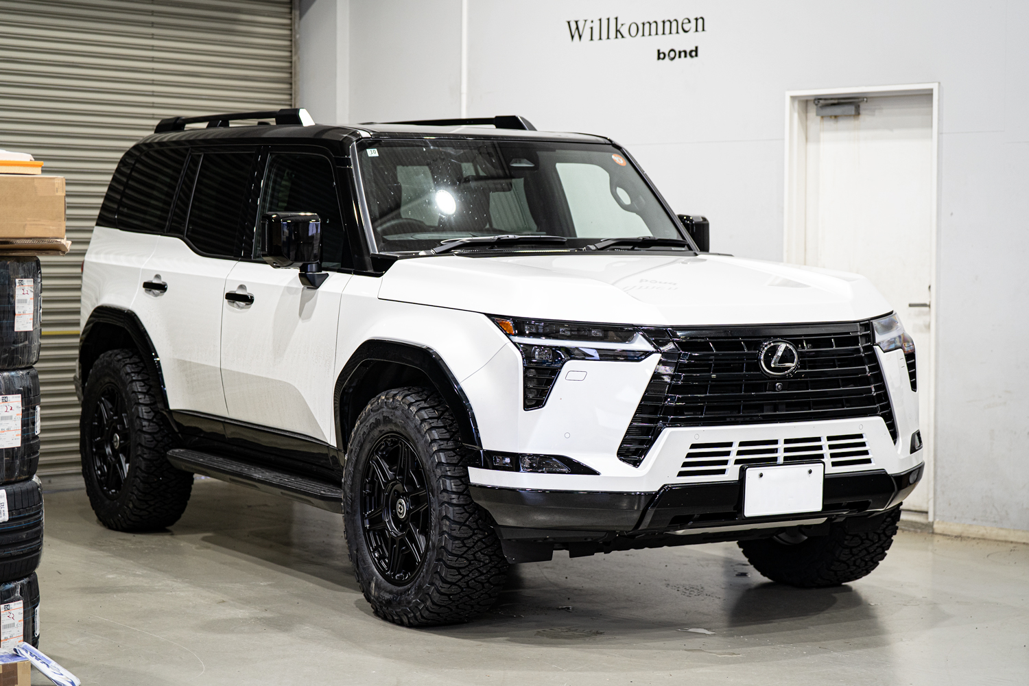 レクサス　LEXUS　GX550　オーバートレイル　シボ取りペイント　ルーフラッピング　ホイール　HRE　フローフォーム　FT1　20インチ　カスタム　名古屋
