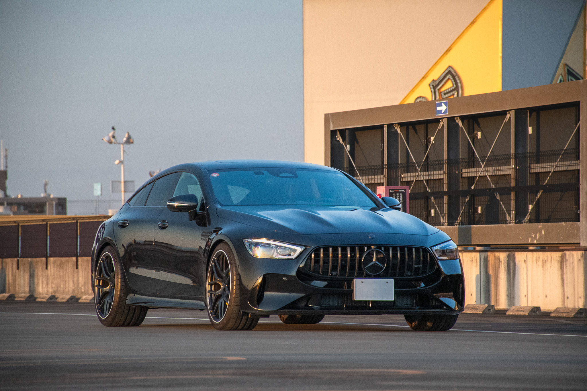 Merccedes-AMG X290 GT63S ASC ローダウン スペーサー プロテクションフィルム ブラックアウト