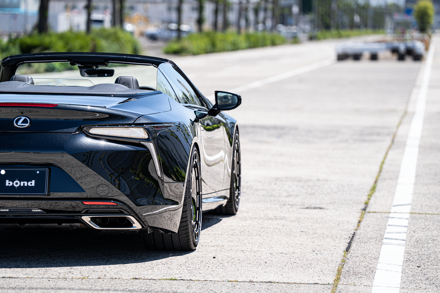 レクサス LEXUS LC500 コンバーチブル ローダウン 車高調 RS-R ホイール AKフォージド 22インチ ブラックアウト カスタム 名古屋