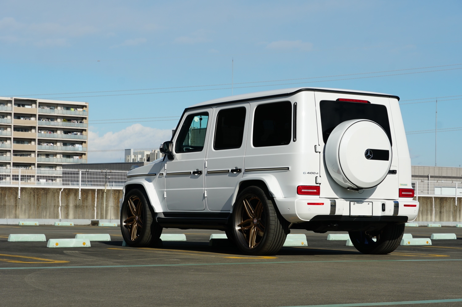 bond ボンド大宮 G400d W463A カスタム BRABUS ブラバス アメ鍛 ホイール HRE FMR 24インチ ローダウン 